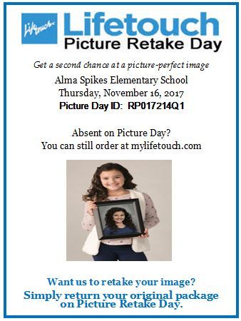 Alma Spikes Picture Retake Day
