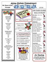 Weekly Newsletter 01/05
