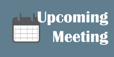 Upcoming Meeting Pic