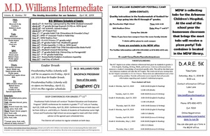 Weekly Announcements 4/18/19