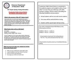 3rd Grade ACT Aspire Virtual Student Testing Information