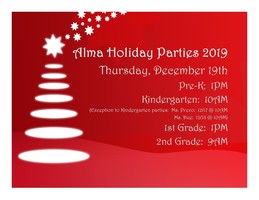 Alma Holiday Parties