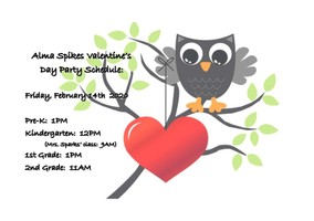 Valentine's Day Party Schedule