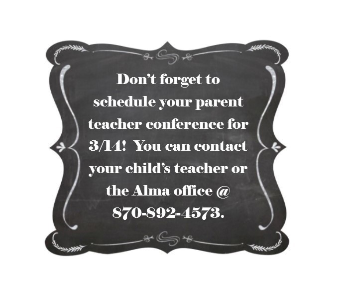 Parent / Teacher Conferences @ Alma Spikes